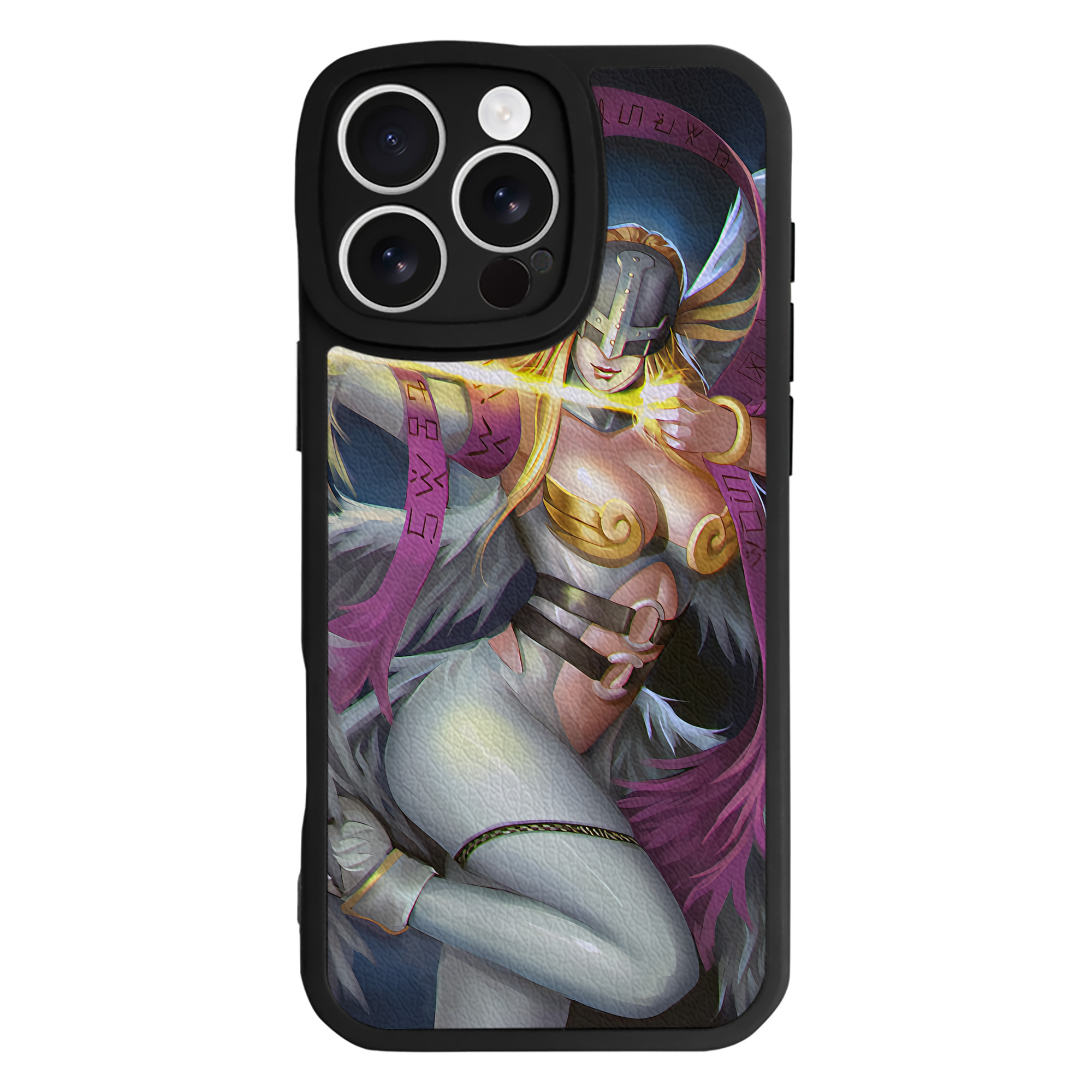 （画像用） Digimon デジタルモンスター/デジモン 【iPhone 16シリーズ対応】シリコンスマホケース（レザー調） 材質：シリコン